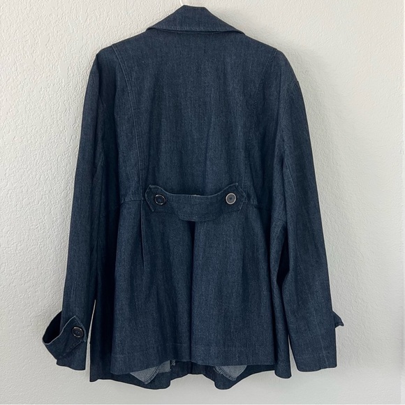 Sandro Sportswear Woman Denim Jacket - Picture 2 of 11